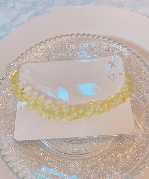 ワイヤータトゥーチョーカー/Y2K 平成ギャル 推しカラー（MA