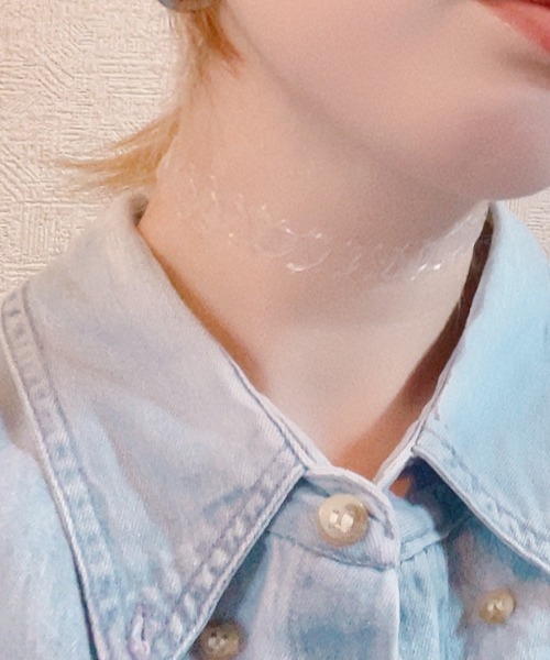 ワイヤータトゥーチョーカー/Y2K 平成ギャル 推しカラー（MA/EK277