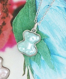 tiny tiny（ティニーティニー）の「ステンレスくまネックレス[tiny tiny(ティニーティニー)]（ネックレス）」