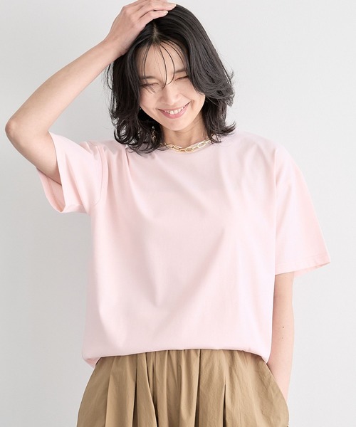 tシャツ BARNYARDSTORM / GIZAコットンノースリプルオーバー「汗染み軽減」 レディース セール】BARNYARDSTORM / GIZAコットンTシャツ【汗染み軽減
