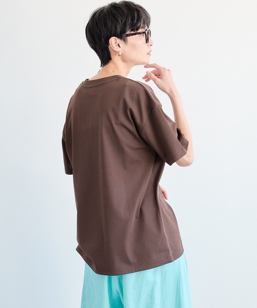 tシャツ BARNYARDSTORM / GIZAコットンノースリプルオーバー「汗染み軽減」 レディース BARNYARDSTORM tシャツ / GIZAコットンノースリプルオーバー「汗