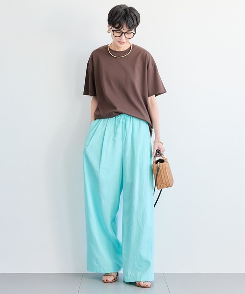 BARNYARDSTORM（バンヤードストーム）の「BARNYARDSTORM / GIZAコットンTシャツ【汗染み軽減】【『ネルソンさん』YouTubeご紹介アイテム】（Tシャツ/カットソー・レディース・ホワイト/ブラウン/ピンク/チャコールグレー/ベージュ・S/M）」の17枚目の写真