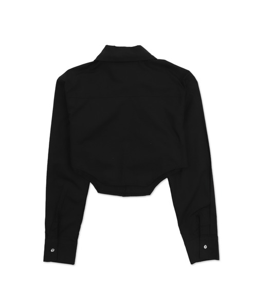 Figments(フィグメンツ)の「アジャスタータイシャツ(シャツ/ブラウス・レディース・ブラック/ホワイト・FREE)」の12枚目の写真