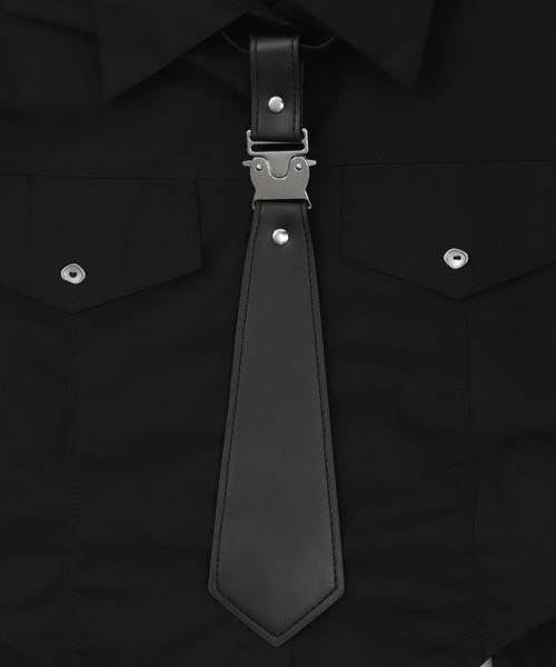 Figments(フィグメンツ)の「アジャスタータイシャツ(シャツ/ブラウス・レディース・ブラック/ホワイト・FREE)」の14枚目の写真