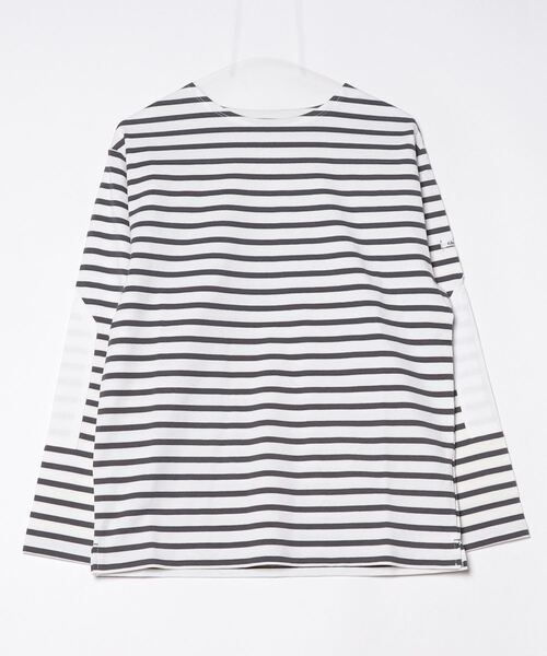GLOSTER(グロスター)の「【GLOSTER/グロスター】バスクボーダー エルボーパッチ ボーダーロンT(Tシャツ/カットソー・メンズ・その他/ホワイト系その他2/ホワイト系その他/ネイビー/ブルー系その他・S/M/L)」の7枚目の写真