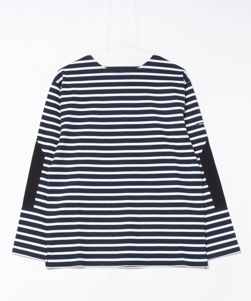 GLOSTER(グロスター)の「【GLOSTER/グロスター】バスクボーダー エルボーパッチ ボーダーロンT(Tシャツ/カットソー・メンズ・その他/ホワイト系その他2/ホワイト系その他/ネイビー/ブルー系その他・S/M/L)」の6枚目の写真