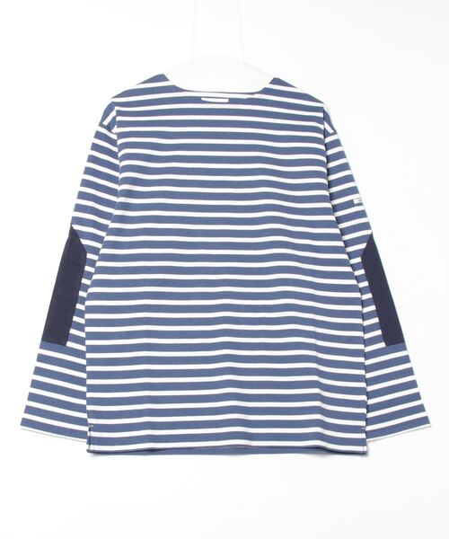 GLOSTER(グロスター)の「【GLOSTER/グロスター】バスクボーダー エルボーパッチ ボーダーロンT(Tシャツ/カットソー・メンズ・その他/ホワイト系その他2/ホワイト系その他/ネイビー/ブルー系その他・S/M/L)」の11枚目の写真