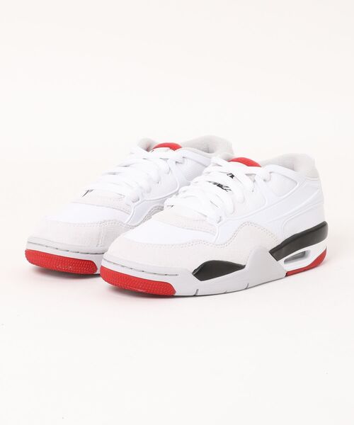 JORDAN BRAND(ジョーダンブランド)の「JORDAN BRAND 225-25AIR JORDAN 4 RM GS エア ジョーダン 4 RM GS KFQ7938 #102WHT/V RED(スニーカー・レディース・ホワイト・24.0cm/23.5cm/23.0cm/22.5cm/25.0cm/24.5cm)」の1枚目の写真