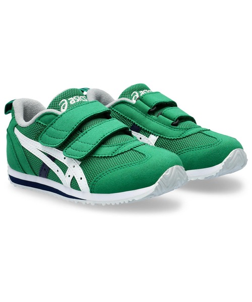ASICS(アシックス)の「asics kids SUKU2/アシックスキッズ スクスク キッズ ベビー スニーカー ベルクロ 足育 IDAHO MINI 4 300(スニーカー・キッズ・グリーン/ブルー・19.0cm/18.5cm/19.5cm/20.5cm/20.0cm/17.0cm/21.5cm/21.0cm/17.5cm/18.0cm)」の1枚目の写真