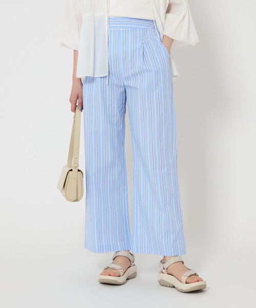 セール】＜garance PARIS＞ストライプ リラックス ワイド パンツ