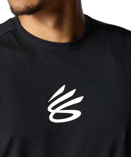UNDER ARMOUR（アンダーアーマー）の「カリー テック ロゴ スリーブレス シャツ（バスケットボール/メンズ）（タンクトップ・メンズ・ブラック・M/L/2XL/S/XL/3XL/4XL）」の4枚目の写真