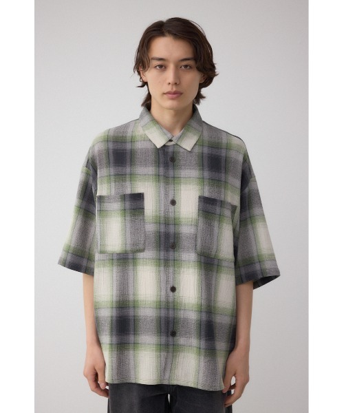 MOTIVE チェック柄シャツ 窪塚洋介着用モデル 窪塚洋介さん着用アイテム】シアーチェックシャツ｜MEN