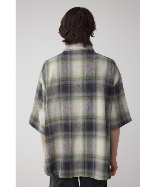 AZUL by moussy(アズールバイマウジー)の「シアーチェックシャツ(シャツ/ブラウス・メンズ・ブラック系その他/ブルー系その他3/グリーン系その他/レッド系その他・FREE/MEDIUM)」の19枚目の写真
