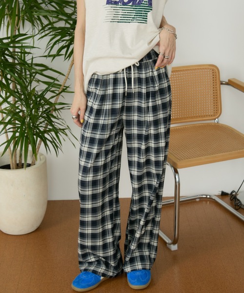 didizizi パンダチェック柄パンツ didizizi パンダチェック柄パンツ didizizi パンダチェック柄パンツ
