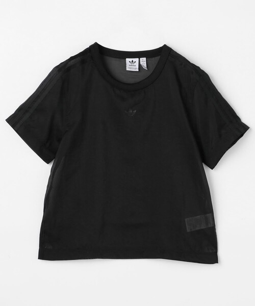 Tシャツ・カットソー 3 STRIPES LOGO MESH T-SHIRT adidas/アディダス SHEER 3STRIPES TEE/アディカラー シアー
