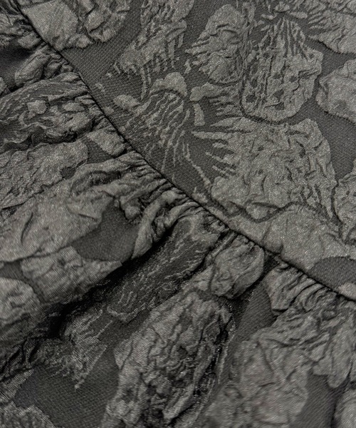 Futier land（フューティアランド）の「ジャガードフラワービスチェ（キャミソール・レディース・グレー/ミント/ブラック・FREE）」の19枚目の写真