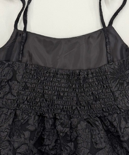 Futier land（フューティアランド）の「ジャガードフラワービスチェ（キャミソール・レディース・グレー/ミント/ブラック・FREE）」の21枚目の写真