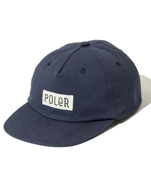 POLeR（ポーラー）の「POLeR/ポーラー キャップ FURRY FONT COTTON 6P CAP 251MCV0087（キャップ・メンズ・グレー/ナチュラル/ネイビー/ブラック・FREE）」の4枚目の写真