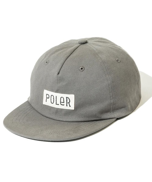 POLeR（ポーラー）の「POLeR/ポーラー キャップ FURRY FONT COTTON 6P CAP 251MCV0087（キャップ・メンズ・グレー/ナチュラル/ネイビー/ブラック・FREE）」の3枚目の写真