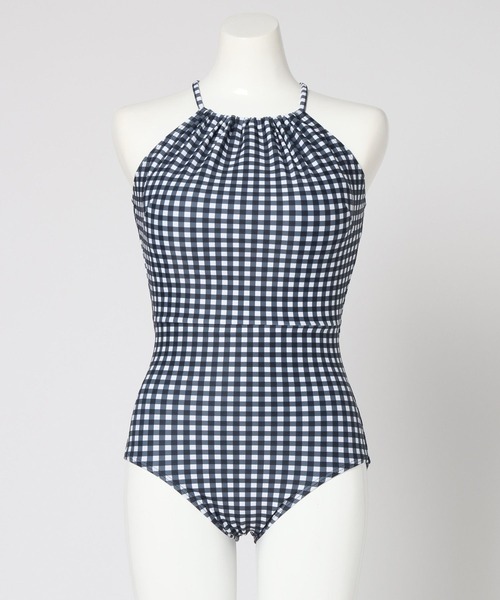Ocean Pacific（オーシャンパシフィック）の「【Ocean Pacific(オーシャンパシフィック)】スイムウェア＋ショートパンツセット（水着・レディース・チェック/ブラック・FREE）」の6枚目の写真
