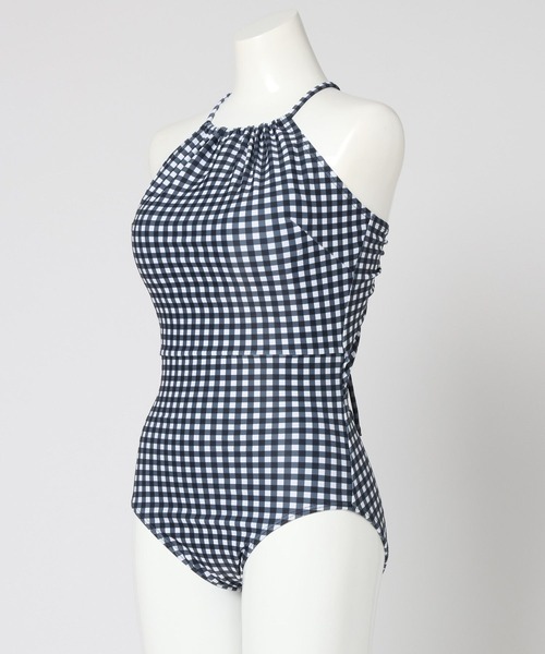 Ocean Pacific（オーシャンパシフィック）の「【Ocean Pacific(オーシャンパシフィック)】スイムウェア＋ショートパンツセット（水着・レディース・チェック/ブラック・FREE）」の8枚目の写真