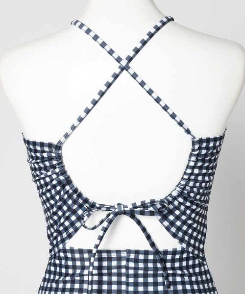 Ocean Pacific（オーシャンパシフィック）の「【Ocean Pacific(オーシャンパシフィック)】スイムウェア＋ショートパンツセット（水着・レディース・チェック/ブラック・FREE）」の10枚目の写真