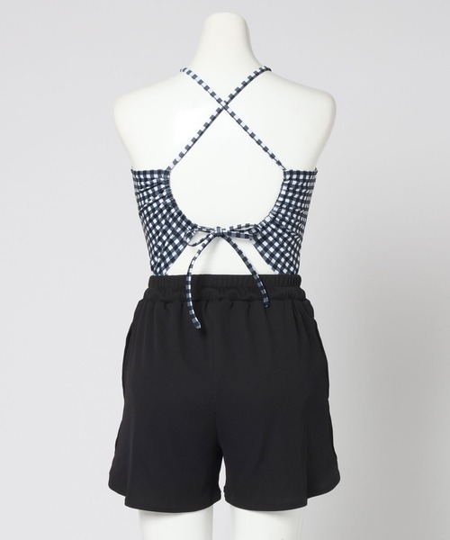 Ocean Pacific（オーシャンパシフィック）の「【Ocean Pacific(オーシャンパシフィック)】スイムウェア＋ショートパンツセット（水着・レディース・チェック/ブラック・FREE）」の16枚目の写真