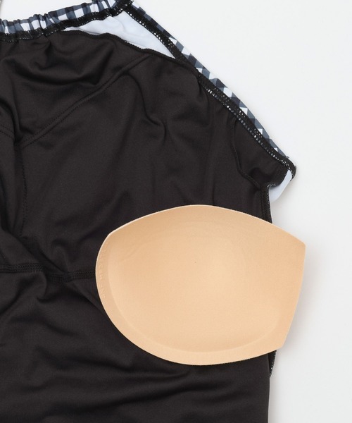 Ocean Pacific（オーシャンパシフィック）の「【Ocean Pacific(オーシャンパシフィック)】スイムウェア＋ショートパンツセット（水着・レディース・チェック/ブラック・FREE）」の22枚目の写真