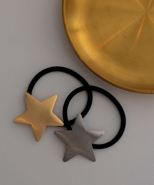 TONE SELECT GOODS（トーンセレクトグッズ）の「【resonance】メタルスター/星 シンプル ヘアゴム（ヘアゴム・レディース・ゴールド/シルバー・FREE）」の8枚目の写真
