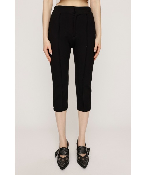 スパッツ・レギンス Courreges Black Stretch Nylon Leggings セール】C/P PONTE LEGGINGS センタープレス ポンチ レギンス