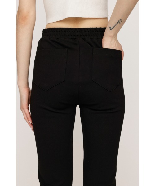 SLY(スライ)の「C/P PONTE LEGGINGS センタープレス ポンチ レギンス(レギンス/スパッツ・レディース・ブラック・FREE)」の9枚目の写真