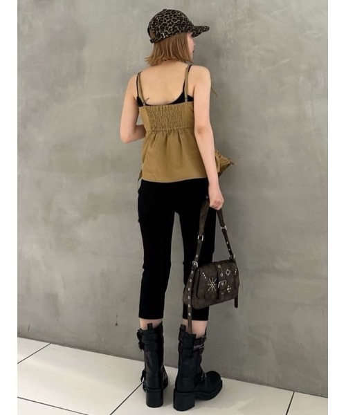 SLY(スライ)の「C/P PONTE LEGGINGS センタープレス ポンチ レギンス(レギンス/スパッツ・レディース・ブラック・FREE)」の14枚目の写真