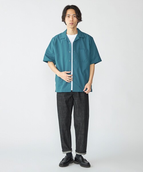 やす⭐️ セール】SHIPS: AirShade オープンカラー ショートスリーブ