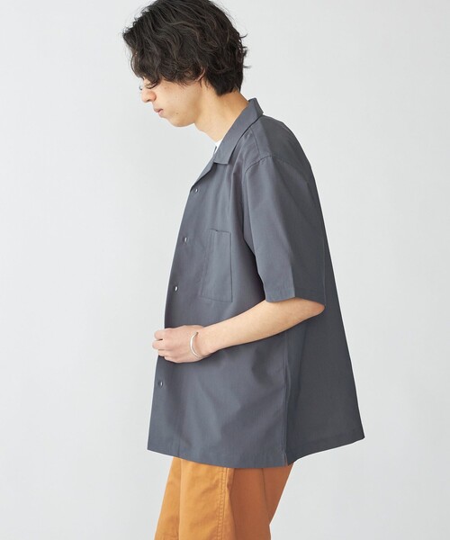 SHIPS(シップス)の「SHIPS: AirShade オープンカラー ショートスリーブ シャツ(シャツ/ブラウス・メンズ・チャコールグレー/ベージュ/ネイビー/イエロー/ブルー系・SMALL/MEDIUM/LARGE/X-LARGE)」の15枚目の写真
