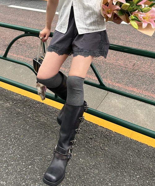 Alley Tokyo（アリートーキョー）の「レディボクサーパンツ（その他パンツ・レディース・チャコール/レッド/オフホワイト・FREE）」の3枚目の写真