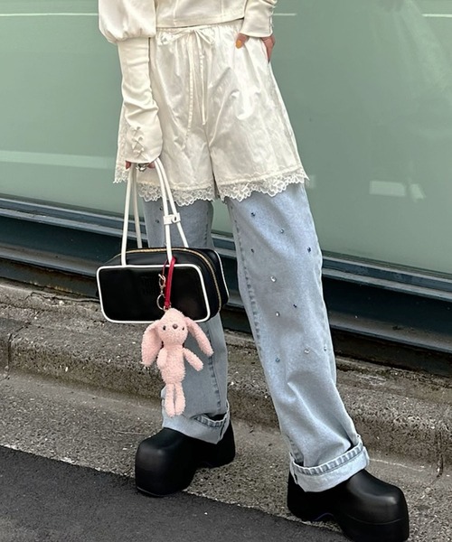 Alley Tokyo（アリートーキョー）の「レディボクサーパンツ（その他パンツ・レディース・チャコール/レッド/オフホワイト・FREE）」の5枚目の写真