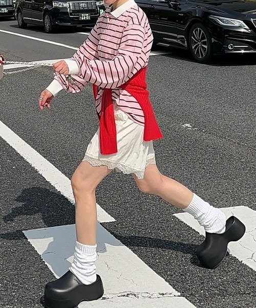 Alley Tokyo（アリートーキョー）の「レディボクサーパンツ（その他パンツ・レディース・チャコール/レッド/オフホワイト・FREE）」の20枚目の写真