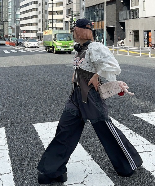Alley Tokyo（アリートーキョー）の「レディボクサーパンツ（その他パンツ・レディース・チャコール/レッド/オフホワイト・FREE）」の9枚目の写真