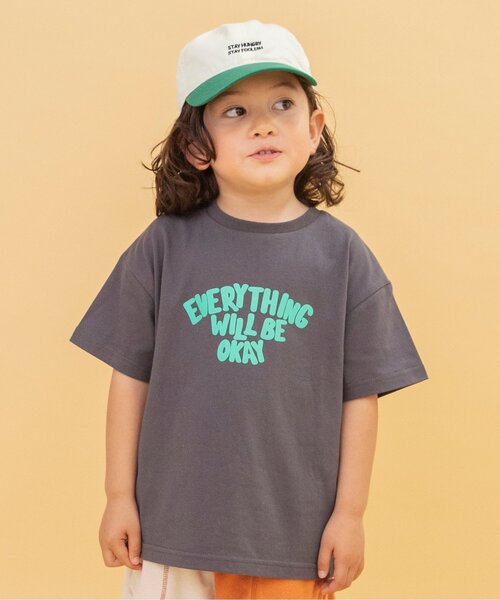 BREEZE（ブリーズ）の「【WEB限定/ジュニア対応】SUMMERプリント半袖Tシャツ（Tシャツ/カットソー・キッズ・グリーン/パープル/オレンジ/チャコール・80/90/110/120/130/140/100）」の2枚目の写真