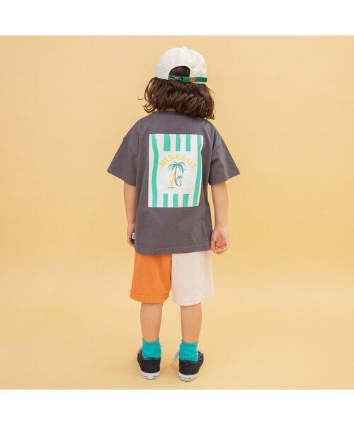 BREEZE（ブリーズ）の「【WEB限定/ジュニア対応】SUMMERプリント半袖Tシャツ（Tシャツ/カットソー・キッズ・グリーン/パープル/オレンジ/チャコール・80/90/110/120/130/140/100）」の6枚目の写真