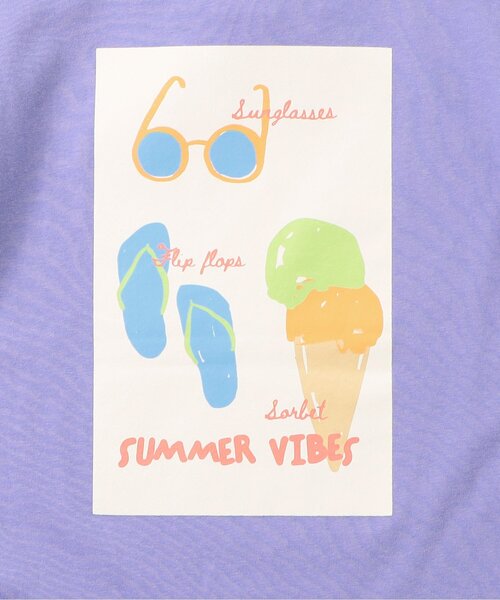 BREEZE（ブリーズ）の「【WEB限定/ジュニア対応】SUMMERプリント半袖Tシャツ（Tシャツ/カットソー・キッズ・グリーン/パープル/オレンジ/チャコール・80/90/110/120/130/140/100）」の17枚目の写真
