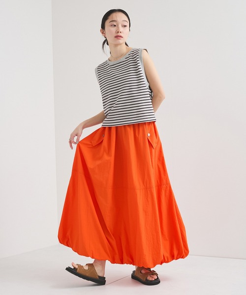 STAR&STRIPE(スターアンドストライプ)の「【STAR&STRIPE(スター&ストライプ)】MULTI BUSTIER(Tシャツ/カットソー・レディース・ブラウン/グレー/ブルー・M)」の5枚目の写真