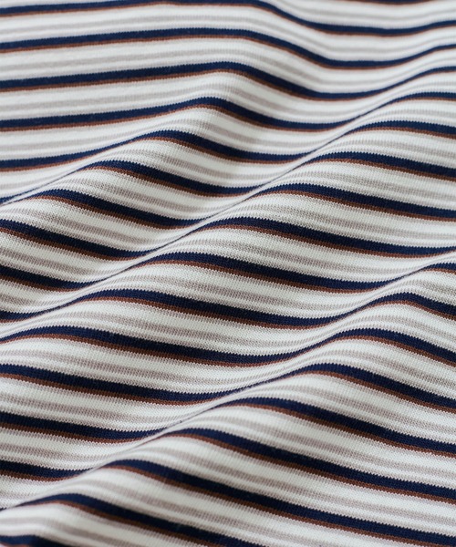 STAR&STRIPE(スターアンドストライプ)の「【STAR&STRIPE(スター&ストライプ)】MULTI BUSTIER(Tシャツ/カットソー・レディース・ブラウン/グレー/ブルー・M)」の14枚目の写真