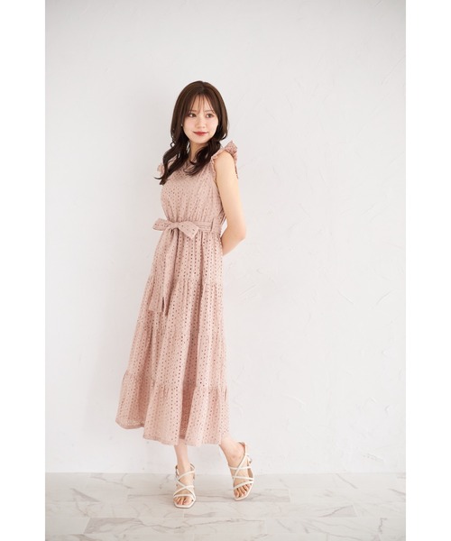 VALENTINO アイボリー フリル付きワンピース セール】2WAY one shoulder dress with frill / フリル付き2WAY