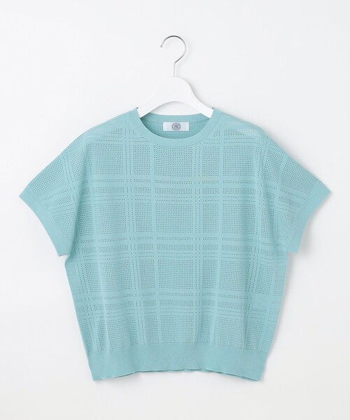 J.PRESS（ジェイプレス）の「【洗える】メッシュ パターン ニット（ニット/セーター・レディース・ピンク系3/ライトグレー系3/ネイビー系3/ピーコックグリーン系3・T15/T13）」の14枚目の写真