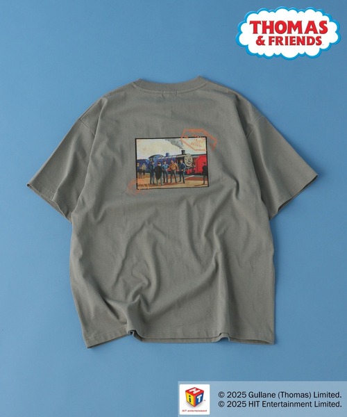 niko and...(ニコアンド)の「【きかんしゃトーマス】コラボプリントTEE(Tシャツ/カットソー・メンズ・カーキ/オフホワイト/ブラック・LARGE/MEDIUM)」の3枚目の写真