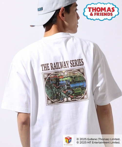 niko and...(ニコアンド)の「【きかんしゃトーマス】コラボプリントTEE(Tシャツ/カットソー・メンズ・カーキ/オフホワイト/ブラック・LARGE/MEDIUM)」の4枚目の写真