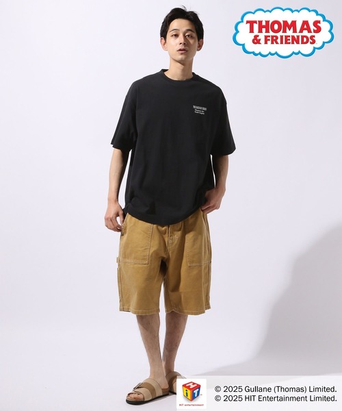 niko and...(ニコアンド)の「【きかんしゃトーマス】コラボプリントTEE(Tシャツ/カットソー・メンズ・カーキ/オフホワイト/ブラック・LARGE/MEDIUM)」の10枚目の写真