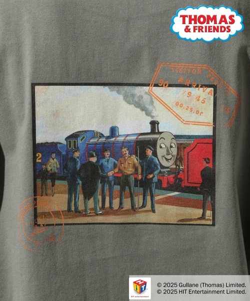 新品 きかんしゃトーマス× niko and ... コラボ Tシャツ Mサイズ niko and… tシャツ 「きかんしゃトーマス」コラボプリントTEE