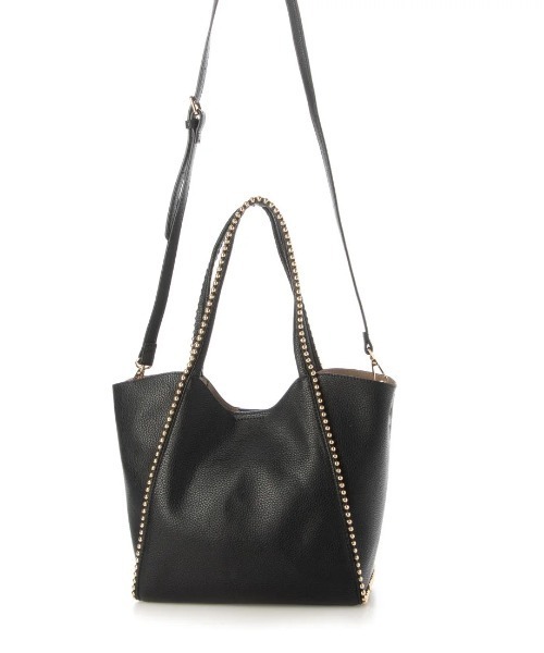 cache cache(カシュ カシュ)の「cachecache カシュカシュ 変形ボールチェーン2wayトート(トートバッグ・レディース・ダークグレー/グレー系その他/ライトグレー/ブラック・FREE)」の5枚目の写真